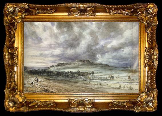 framed  John Constable Old Sarum (mk22), ta009-2